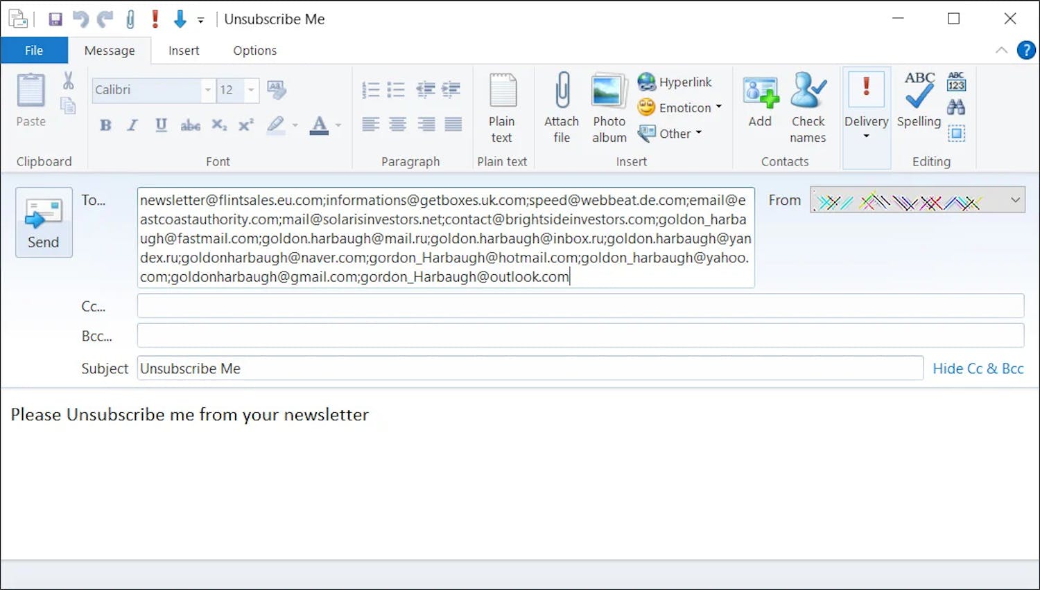 Sender mail til fremmede: Undgå spam i indbakken